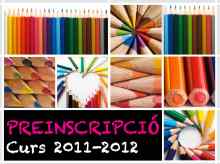 Preinscripció escolar 2011-2012