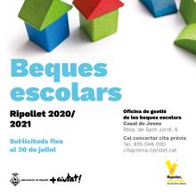 Sol·licitud de beques de menjador i de llibres i material escolar per al curs 2020-2021