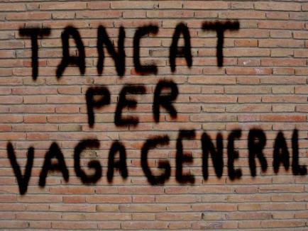 Els col·lectius d'aturats criden a la vaga general del 29 de març -Imatge 1-