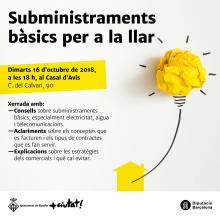 Taller de subministraments bàsics per la llar