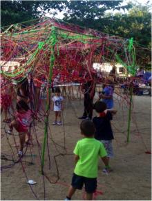 Taller d'arquitectura per a infants: la teranyina