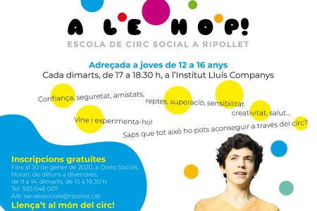 Torna l'escola de circ social a Ripollet, Alehop! -Imatge 1-