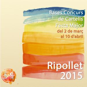 Votació popular del cartell de la Festa Major de Ripollet 2015. Fins el 24 d'abril, a les 19h -Imatge 1-