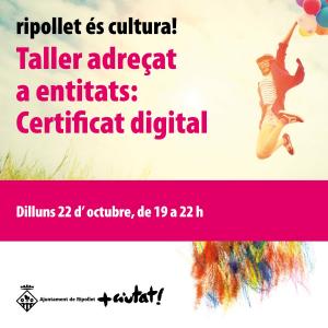 Taller: Certificat digital per a entitats" -Imatge 1-