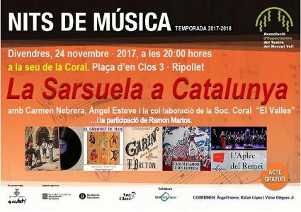 Nova sessió de Nits de Música dedicada a la sarsuela catalana -Imatge 1-