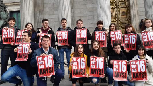 La portaveu del Jovent Republicà de Ripollet porta a Madrid la reivindicació del vot als setze anys -Imatge 1-
