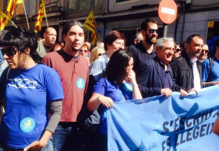 Entitats i partits de Ripollet se sumen a la manifestaci per la municipalitzaci de l'aigua -Imatge 1-