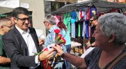 L'ex-Lehendakari Patxi López fa campanya a Ripollet pel PSC acompanyat de l'agrupació local -Imatge 2-