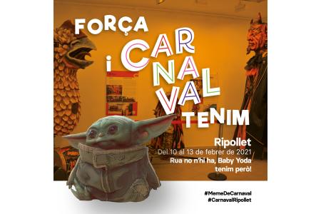 Baby Yoda acaba essent el protagonista del #MemedeCarnaval a Ripollet -Imatge 1-
