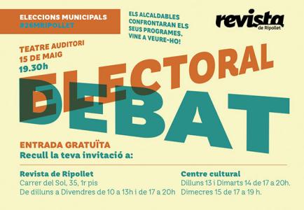 Debat electoral de la Revista de Ripollet -Imatge 1-