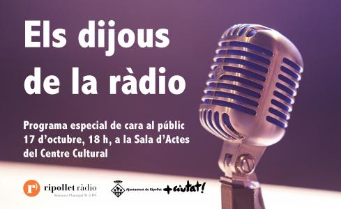 Ripollet Ràdio posa en marxa 'Els dijous de la ràdio' a la Sala d'Actes del Centre Cultural -Imatge 1-