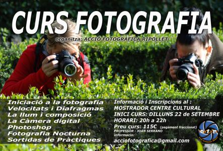 Acció Fotogràfica organitza un nou curs d'iniciació a la fotografia digital -Imatge 1-