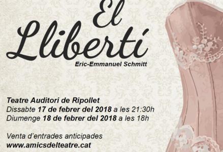 Amics del Teatre estrena la comèdia filosòfica "El Llibertí" al Teatre Auditori -Imatge 1-