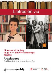 Gemma Ruiz tanca el Club de lectura de la Biblioteca de Ripollet  -Imatge 1-