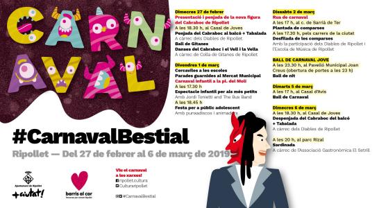 El #Carnavalbestial porta la festa a Ripollet -Imatge 1-