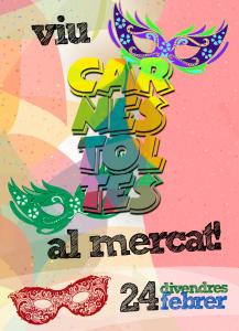 El Mercat Municipal es vesteix pel Carnaval -Imatge 1-
