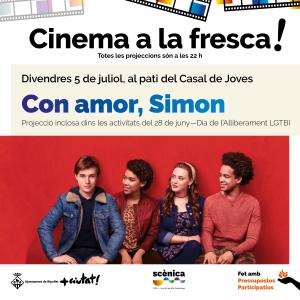 AnyScenica: Cinema a la fresca: "Con amor, Simon" -Imatge 1-
