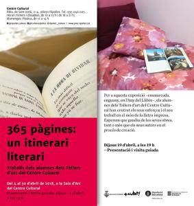 Exposici: "365 pgines: un itinerari literari" -Imatge 1-