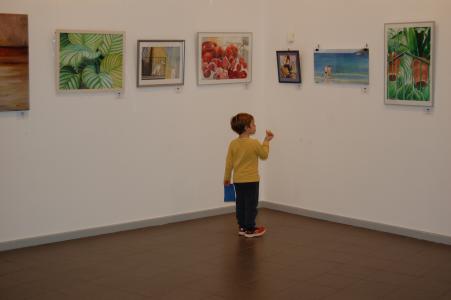 Cinc pintors mostren la seva obra a l'exposió 'Deixant empremta', al Centre Cultural -Imatge 1-
