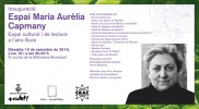 La companyia Comediants i entitats locals inauguren l'Espai Maria Aurèlia Capmany aquest dissabte -Imatge 4-
