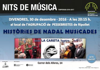 Les Nits de Música celebren una sessió especial de Nadal a la seu de l'Agrupació de Pessebristes -Imatge 1-