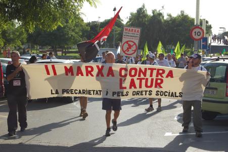 La 2a Marxa contra l'atur deixa la seva empremta a Ripollet -Imatge 1-