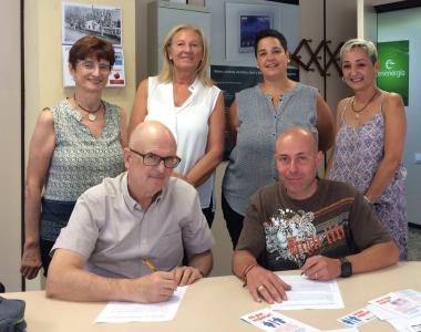 La Unió de Botiguers de Ripollet signa un acord amb ACCU Catalunya -Imatge 1-