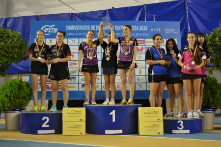 Dues medalles de bronze per al CTT Ripollet al Campionat d'Espanya Antequera 2015 -Imatge 1-