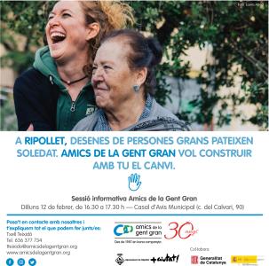 "Amics de la Gent Gran" busca persones voluntàries a Ripollet -Imatge 1-