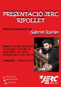 Presentaci de les JERC amb Gabriel Rufian -Imatge 1-