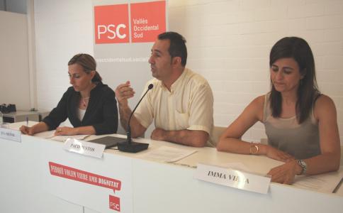 El PSC del Vallès presenta la campanya 'Perquè volem viure amb dignitat' -Imatge 1-