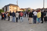 Una cinquantena de persones es concentren per demanar la llibertat dels 'Jordis' -Imatge 2-