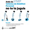 L'Ajuntament posa en marxa una campanya informativa sobre l'ordenança de patinets i VMP -Imatge 2-