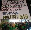 Vuit dia de protesta de la PAH Ripollet-Cerdanyola davant La Caixa de Quatre Cantons  -Imatge 2-