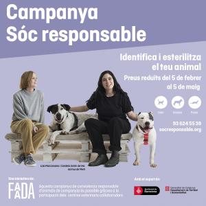 Ripollet se suma a la campanya "Sóc responsable" per a identificar els animals a preus promocionals -Imatge 1-