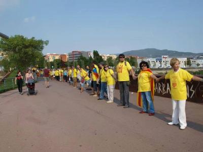 La Via Catalana preveu mobilitzar a centenars de ripolletencs -Imatge 1-