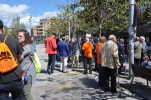 Una cinquantena de persones es manifesten contra el Pla Paneuropeu de Pensions Individuals -Imatge 2-