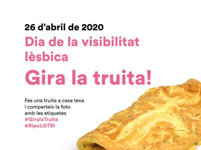 L'Ajuntament se suma al Dia de la Visibilitat Lèsbica i la campanya "Gira la truita!" -Imatge 1-