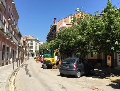 Comencen les obres del darrer tram de remodelació del carrer del Calvari -Imatge 1-