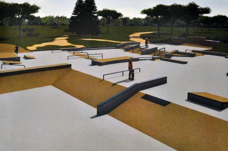 Es presenta el projecte per fer un skatepark i un bosc humit al parc dels Pinetons -Imatge 1-