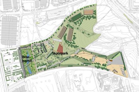 L'Ajuntament de Ripollet endega aquest gener l'Skatepark i un "bosc humit" al parc dels Pinetons  -Imatge 1-