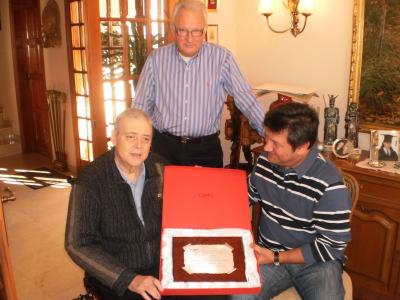 EL CB Ripollet nomena soci d'honor a Ernest Boquet -Imatge 1-